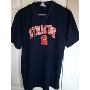 Vintage Syracuse University Navy Blue Athletic T-Shirt College Sports Fan‎ Large